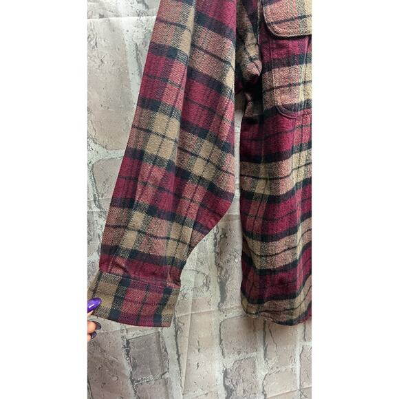 Vintage Field & Stream Mens Long Sleeve Button-Down Flannel Shirt Size M - Picture 5 of 6